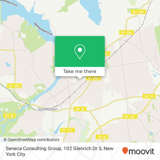 Mapa de Seneca Consulting Group, 102 Glenrich Dr S