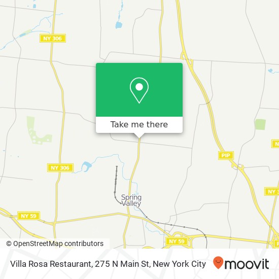 Villa Rosa Restaurant, 275 N Main St map