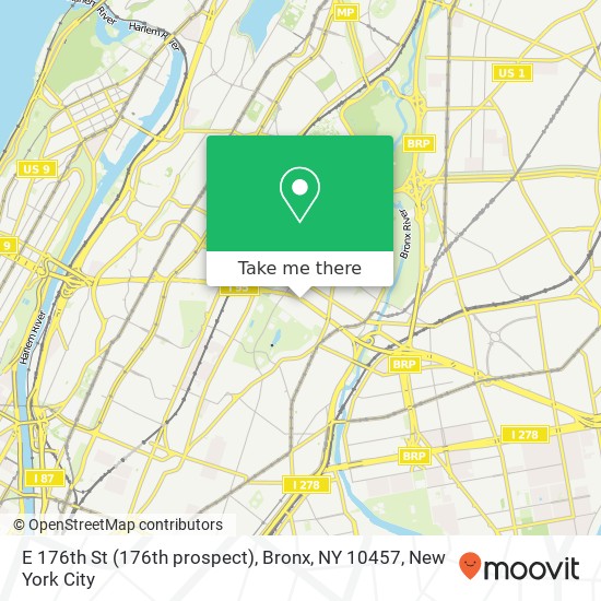 E 176th St (176th prospect), Bronx, NY 10457 map