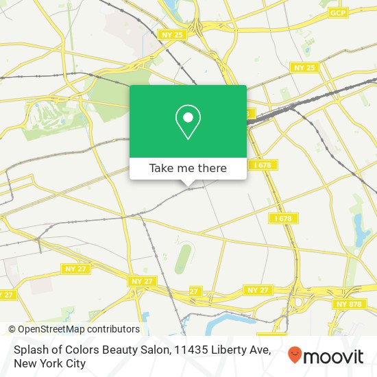 Splash of Colors Beauty Salon, 11435 Liberty Ave map