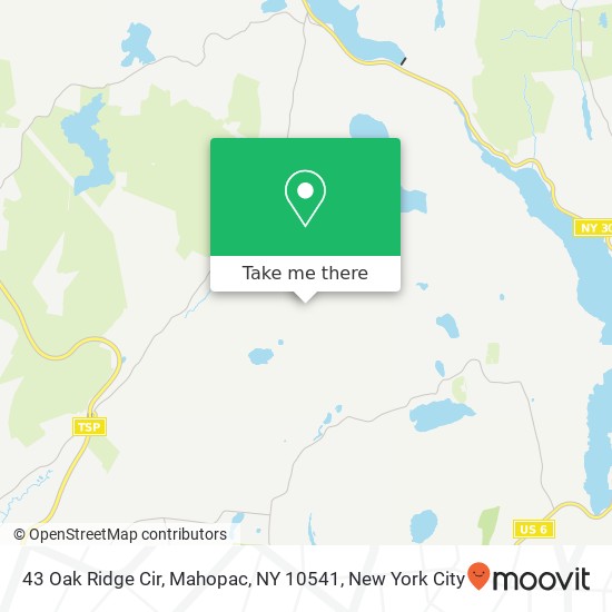 43 Oak Ridge Cir, Mahopac, NY 10541 map