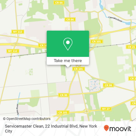 Servicemaster Clean, 22 Industrial Blvd map