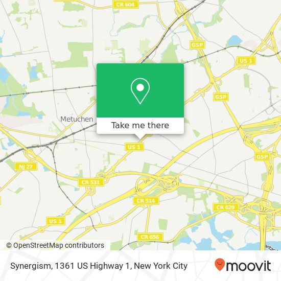 Mapa de Synergism, 1361 US Highway 1