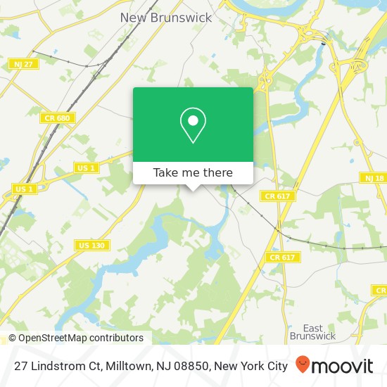 27 Lindstrom Ct, Milltown, NJ 08850 map