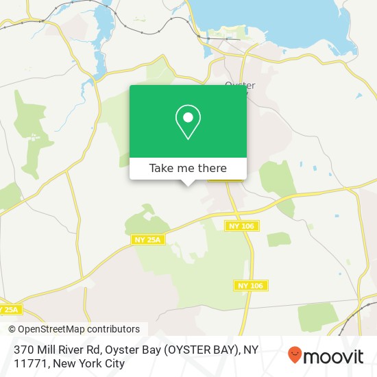 370 Mill River Rd, Oyster Bay (OYSTER BAY), NY 11771 map