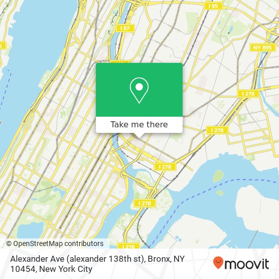 Alexander Ave (alexander 138th st), Bronx, NY 10454 map