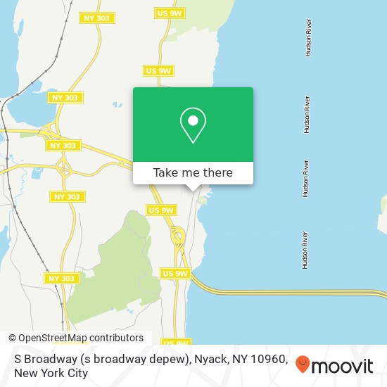 S Broadway (s broadway depew), Nyack, NY 10960 map