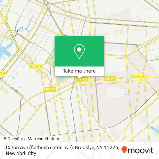 Caton Ave (flatbush caton ave), Brooklyn, NY 11226 map