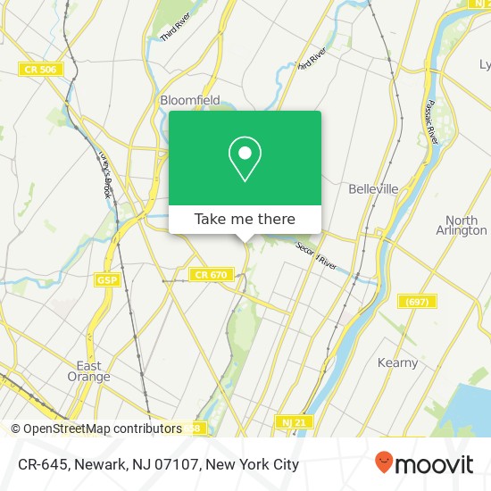 CR-645, Newark, NJ 07107 map