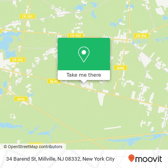 34 Barend St, Millville, NJ 08332 map