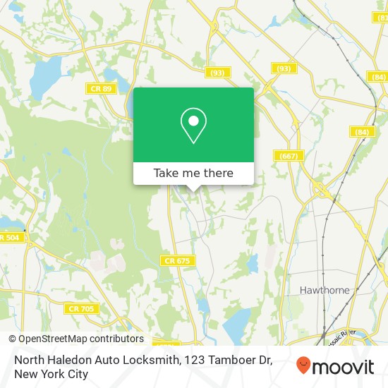 Mapa de North Haledon Auto Locksmith, 123 Tamboer Dr