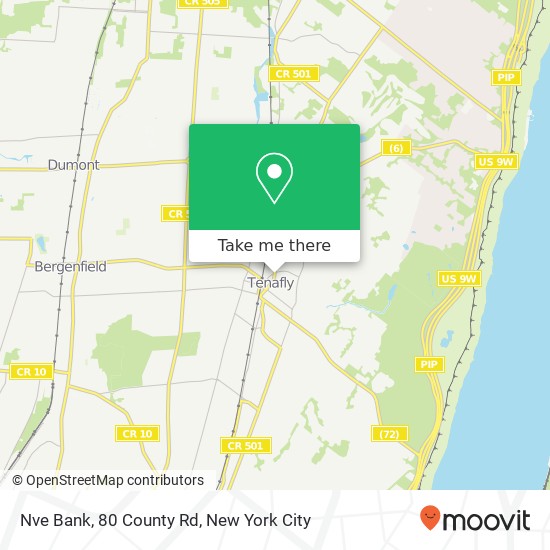 Nve Bank, 80 County Rd map