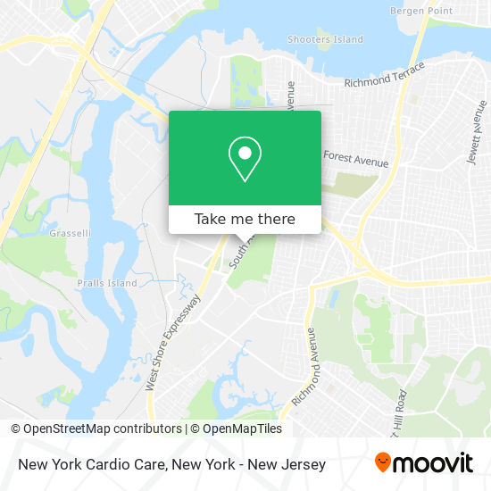 New York Cardio Care map