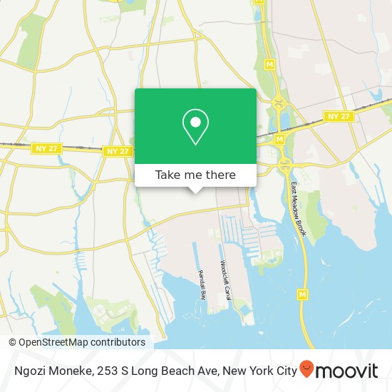 Mapa de Ngozi Moneke, 253 S Long Beach Ave