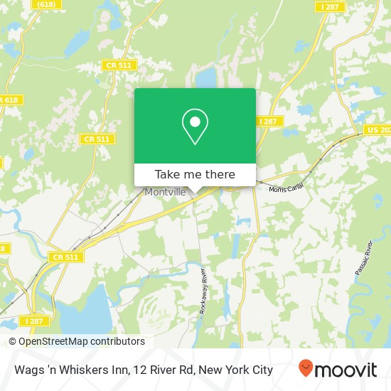 Mapa de Wags 'n Whiskers Inn, 12 River Rd