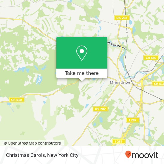 Mapa de Christmas Carols