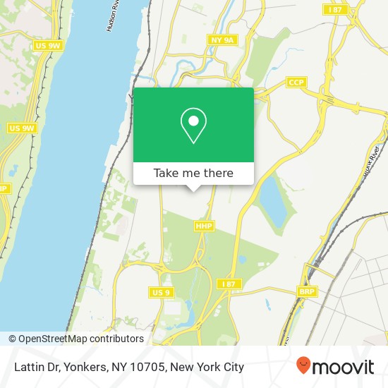 Lattin Dr, Yonkers, NY 10705 map