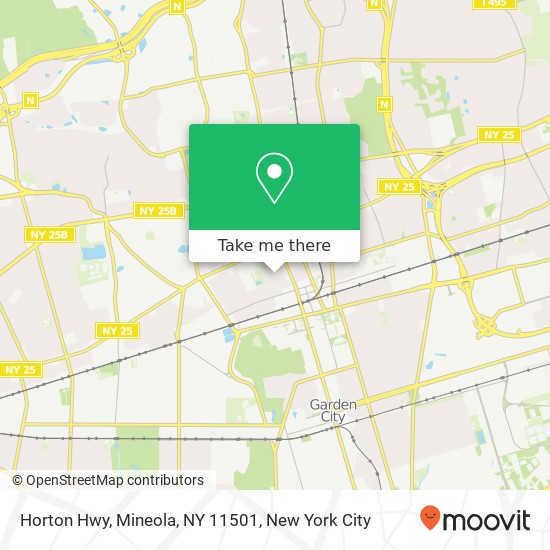Horton Hwy, Mineola, NY 11501 map