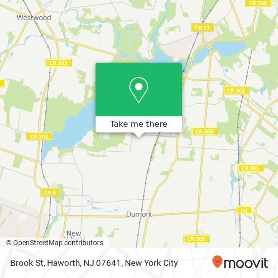 Brook St, Haworth, NJ 07641 map