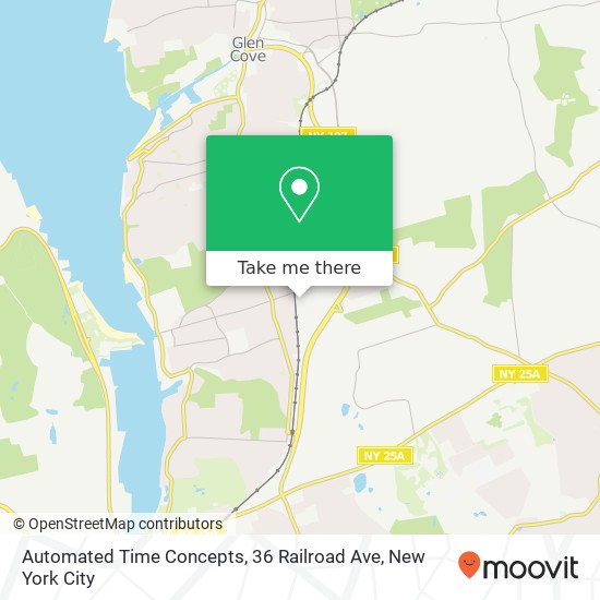 Automated Time Concepts, 36 Railroad Ave map