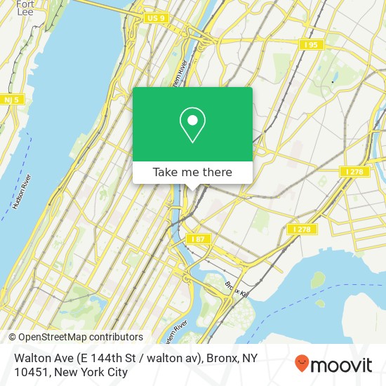 Walton Ave (E 144th St / walton av), Bronx, NY 10451 map