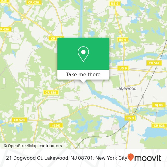 21 Dogwood Ct, Lakewood, NJ 08701 map