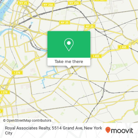 Mapa de Royal Associates Realty, 5514 Grand Ave