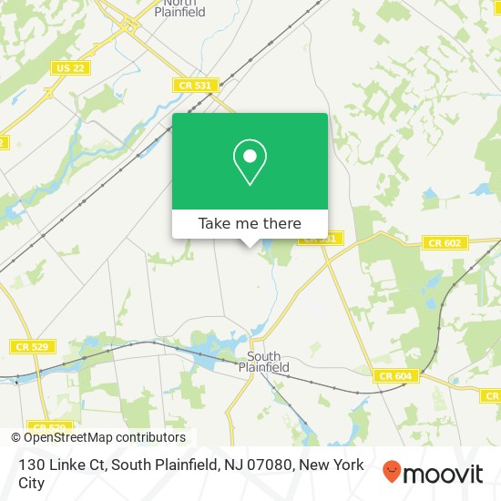 130 Linke Ct, South Plainfield, NJ 07080 map