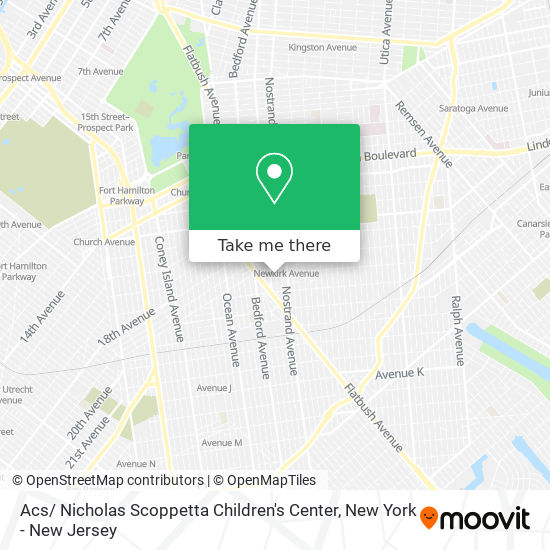Acs/ Nicholas Scoppetta Children's Center map