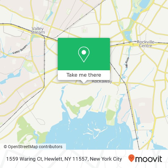 1559 Waring Ct, Hewlett, NY 11557 map