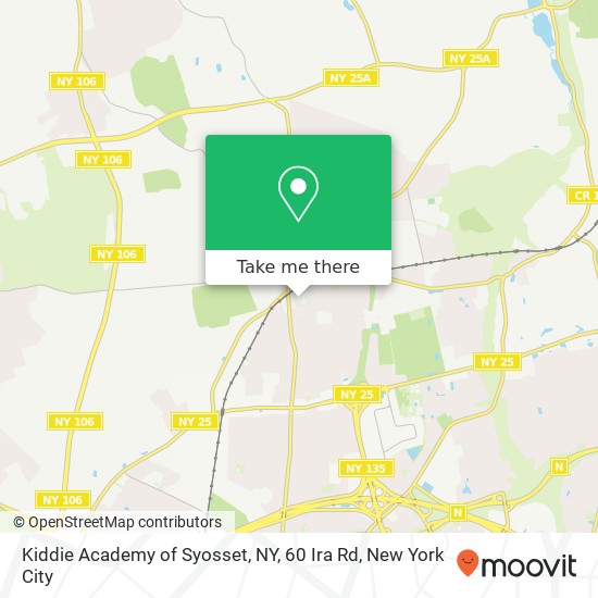 Kiddie Academy of Syosset, NY, 60 Ira Rd map
