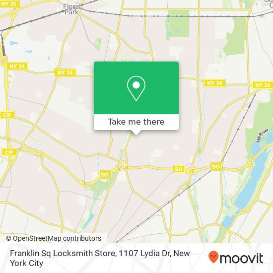 Franklin Sq Locksmith Store, 1107 Lydia Dr map