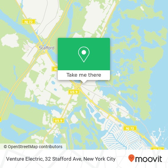 Mapa de Venture Electric, 32 Stafford Ave