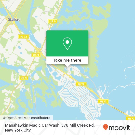 Manahawkin Magic Car Wash, 578 Mill Creek Rd map