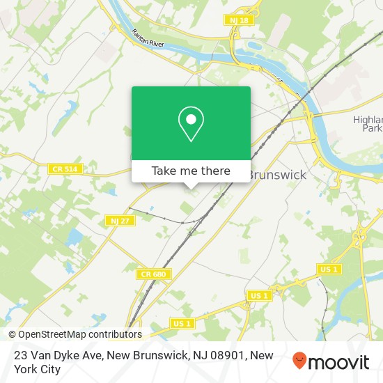 23 Van Dyke Ave, New Brunswick, NJ 08901 map