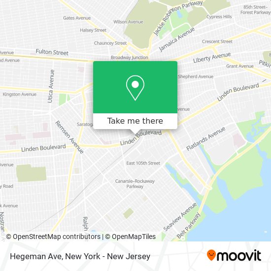 Mapa de Hegeman Ave