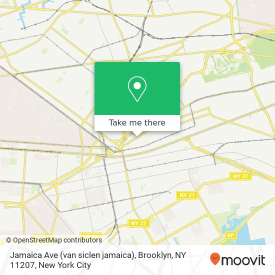 Jamaica Ave (van siclen jamaica), Brooklyn, NY 11207 map