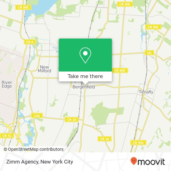 Mapa de Zimm Agency