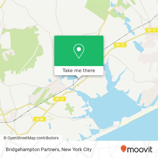 Mapa de Bridgehampton Partners