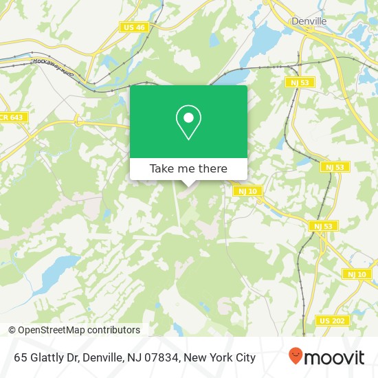 65 Glattly Dr, Denville, NJ 07834 map