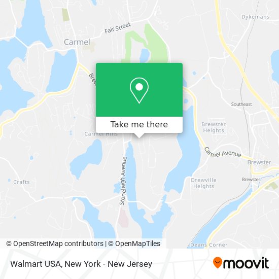 Walmart USA map