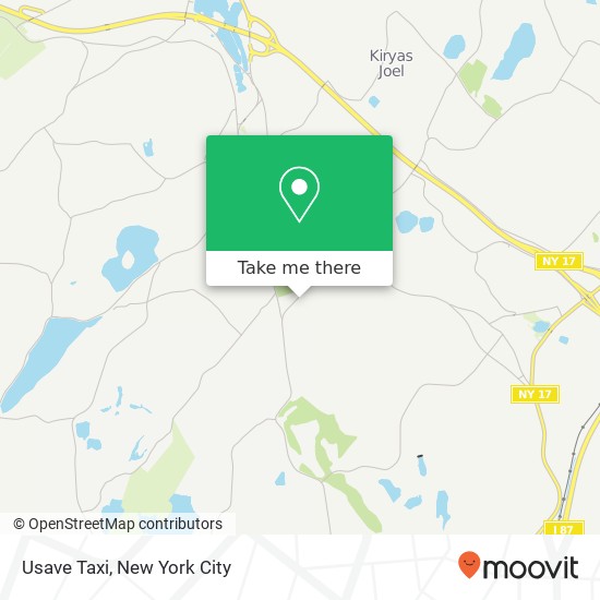 Usave Taxi map