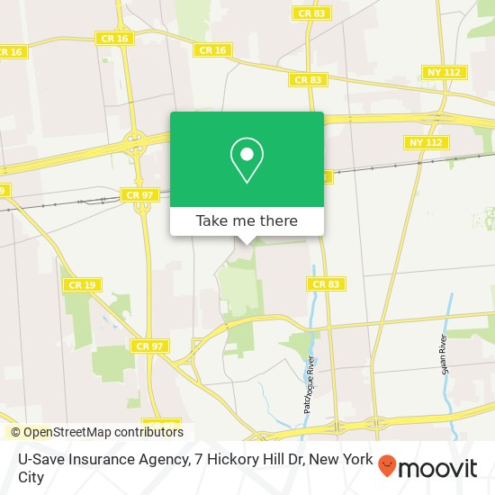 U-Save Insurance Agency, 7 Hickory Hill Dr map