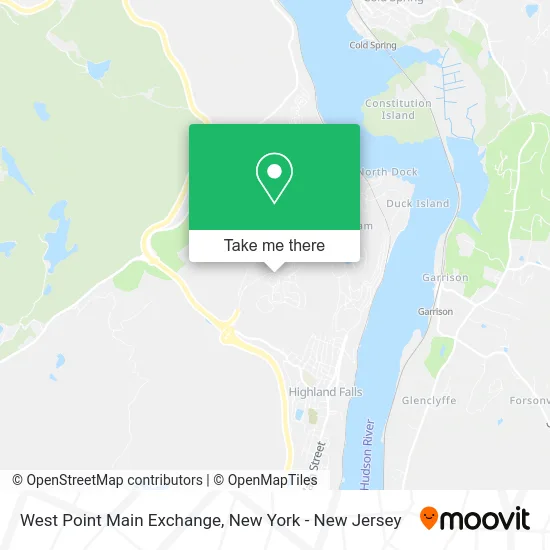 West Point Main Exchange map