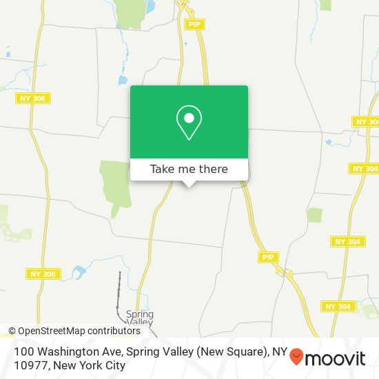 100 Washington Ave, Spring Valley (New Square), NY 10977 map