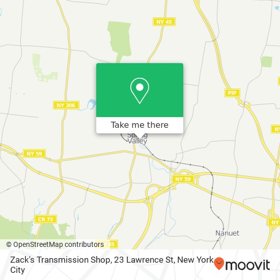 Mapa de Zack's Transmission Shop, 23 Lawrence St