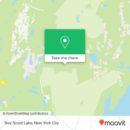 Boy Scout Lake map