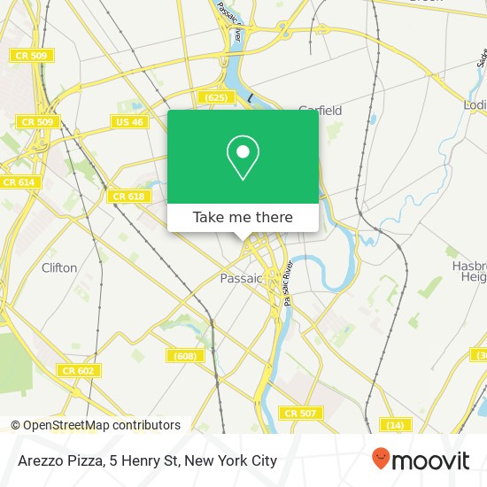 Mapa de Arezzo Pizza, 5 Henry St