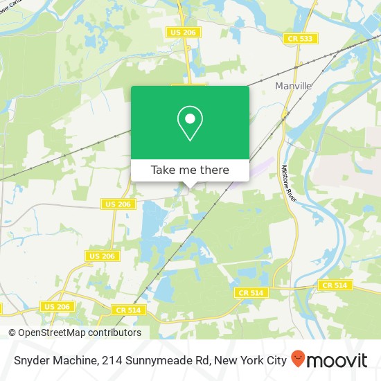 Snyder Machine, 214 Sunnymeade Rd map