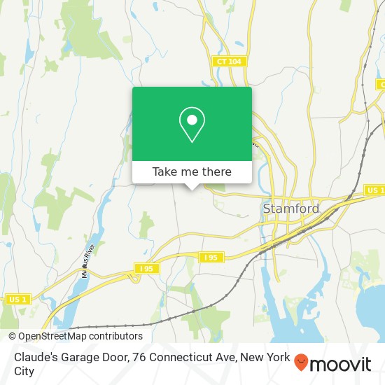 Mapa de Claude's Garage Door, 76 Connecticut Ave